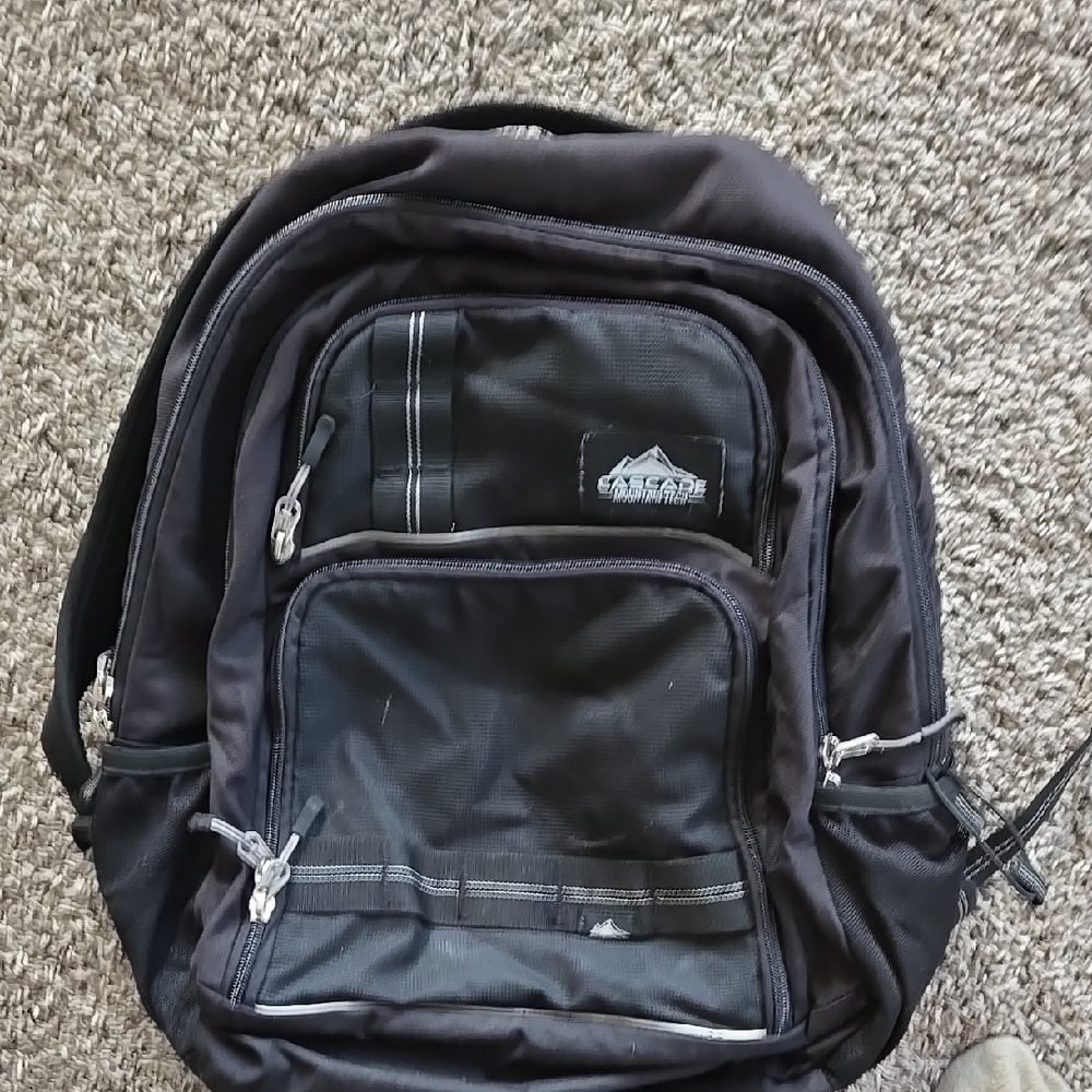 Cascade Mountain Tech Black Backpack - image 1